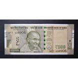 India 500 Rupees 2020 UNC