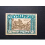 Austria 10 Heller 1920 Aunc+ Sparbach