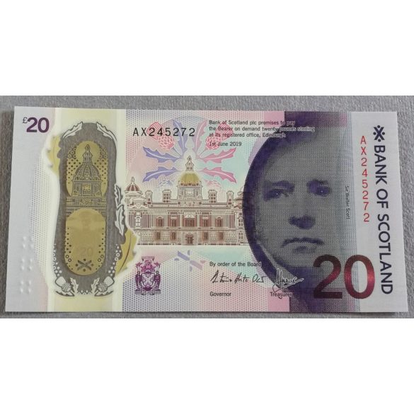 Skócia 20 Pounds 2019 UNC