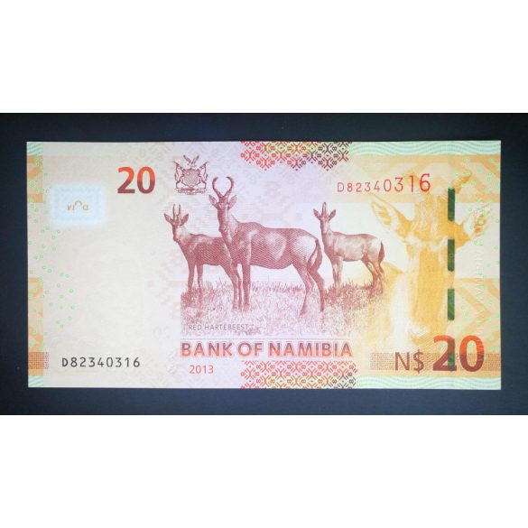Namíbia 20 dollars  2013 UNC