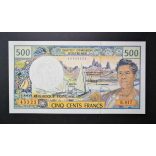 French Pacific Territories 500 Francs 2009 UNC