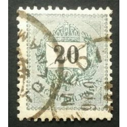   Hungary 1898 Letter, black cipher 20 kr. perf. 12 : 11 3/4 (N)ÉMEDI / TOLNA M. Gudlin used