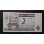 Estonia 2 Krooni 2007 UNC