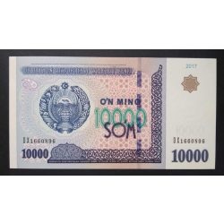 Üzbegisztán 10000 Som 2017 UNC