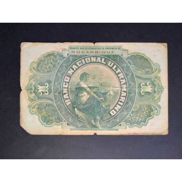 Mozambique 1 Escudo 1921 VG