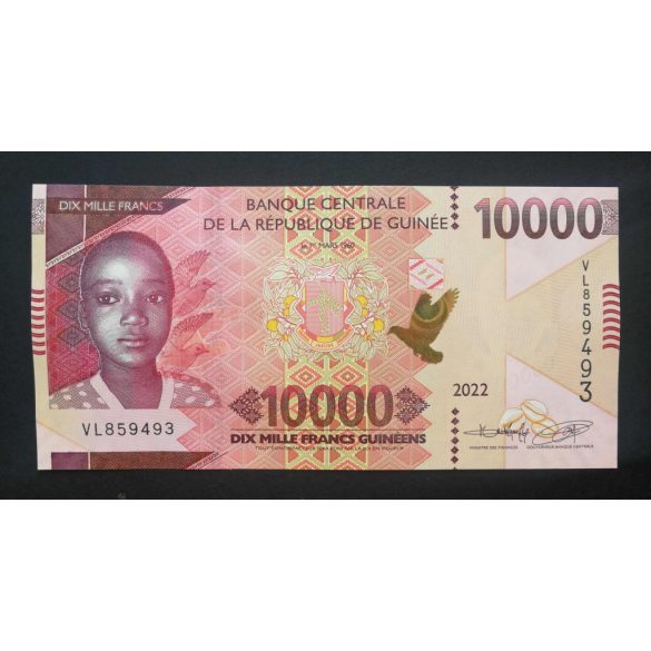 Guinea 10000 Francs 2022 UNC