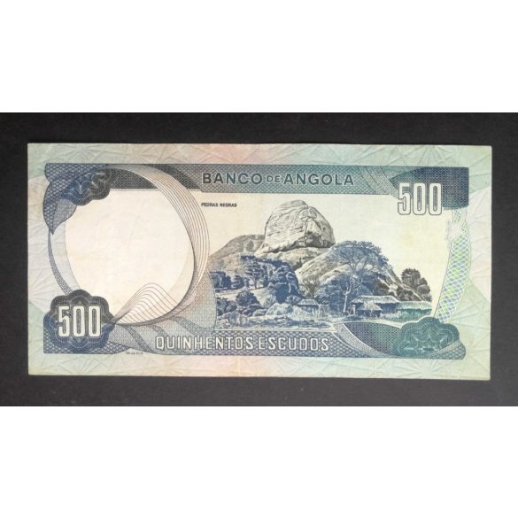 Angola 500 Escudos 1972 VF