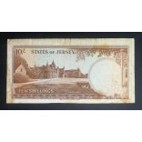 Jersey 10 Shillings 1963 F