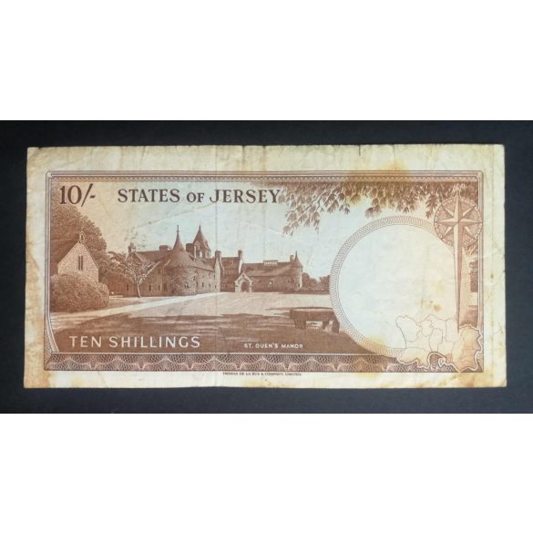 Jersey 10 Shillings 1963 F