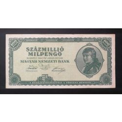 Magyarország 100 millió Milpengő 1946 VF