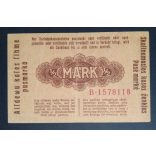 Germany 1/2 Mark Poland, Lithuania, Latvia occupation 1918 VF+