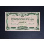 Austria 50 Heller 1920 Unc Erlauf