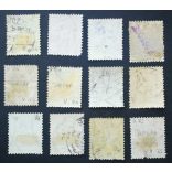 Hungary 1898 Letter, black cipher full series perf. 12 : 11 3/4 used