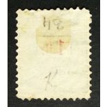 Hungary 1888 Letter, red cipher 1 FT. perf 11 1/2 used