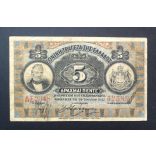 Greece 5 Drachma 1917 F