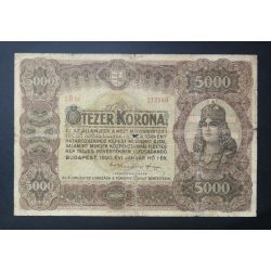 Hungary 5000 Korona 1920 VG