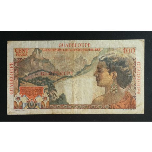 Guadeloupe 100 Francs 1947 F+