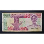Ghana 10 Cedis 1980 F