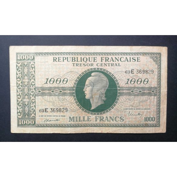 France 1000 Francs 1944 F