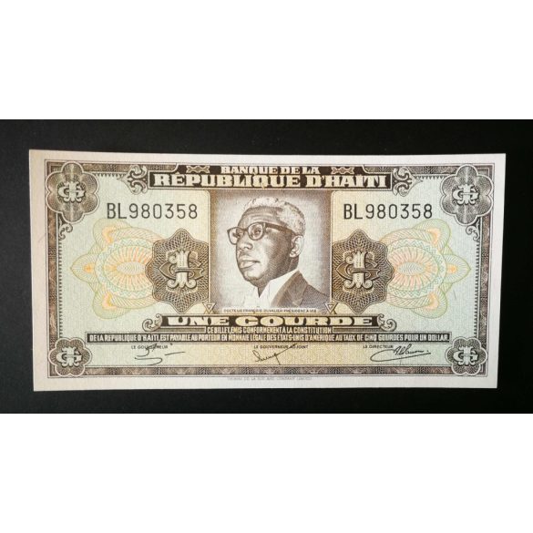 Haiti 1 Gourde 1979 UNC