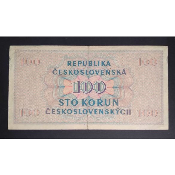 Czechoslovakia 100 Korun 1945 VF