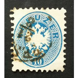 Magyarország 1863/64 Könyvnyomat 10 Kr. PES(TH) H