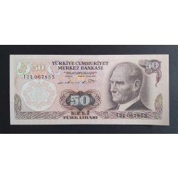 Turkey 50 Lira 1976-84 Unc-