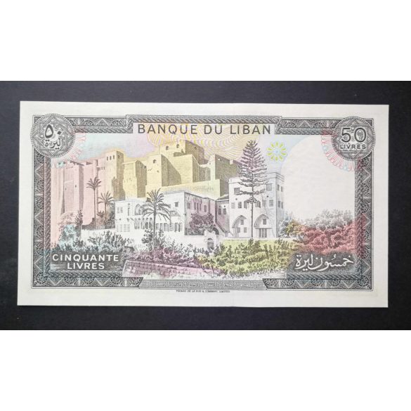 Libanon 50 Livres 1988 Unc 
