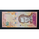 Venezuela 50 Bolivares 2018 UNC 