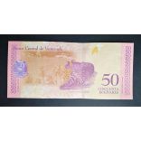 Venezuela 50 Bolivares 2018 UNC 