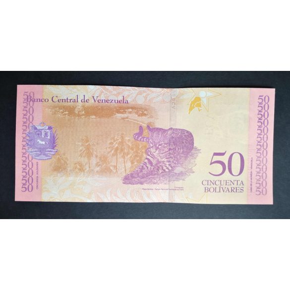 Venezuela 50 Bolivares 2018 UNC 