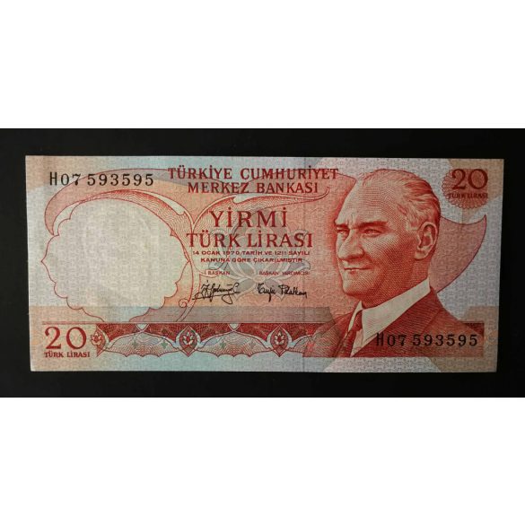 Turkey 20 Lira 1979 Unc