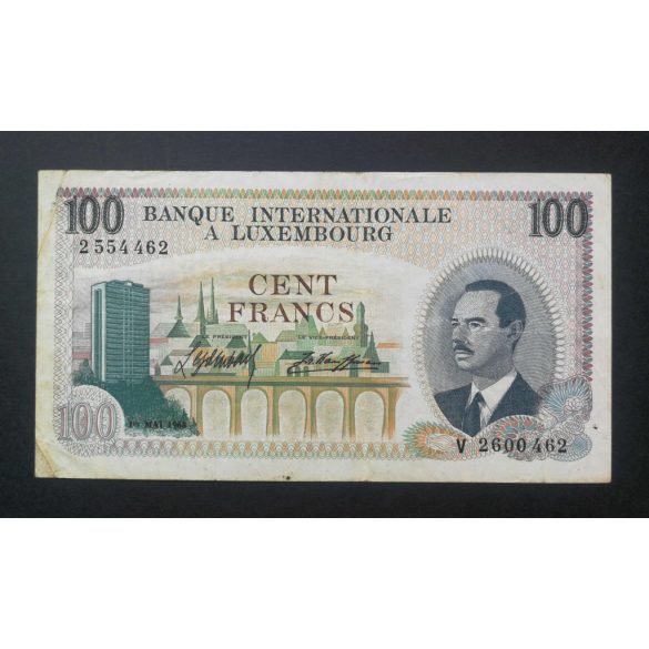 Luxemburg 100 Francs 1968 F