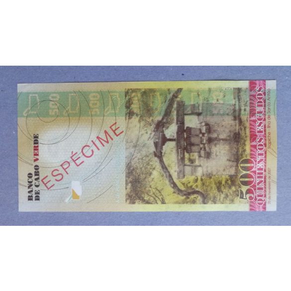 Zöld-foki szigetek 500 Escudos 2007 UNC - minta