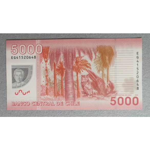 Chile 5000 Pesos 2014 Unc