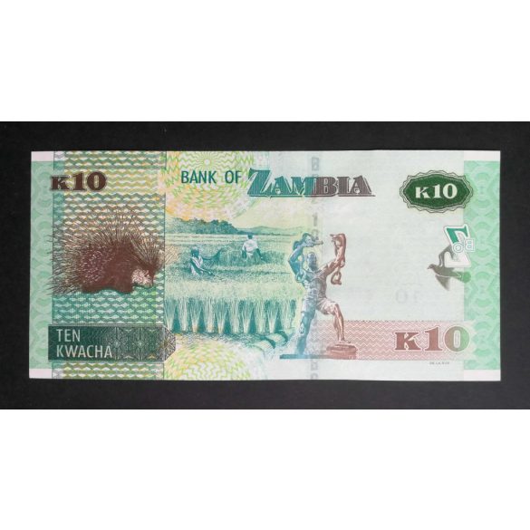 Zambia 10 Kwacha 2022 Unc