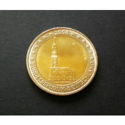 Németország 2 Euro 2008 Hamburg F AUNC+