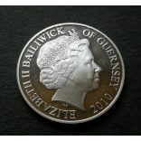 Guernsey 5 Pounds 2010 Silver, multicolor PP, Commemorative coin