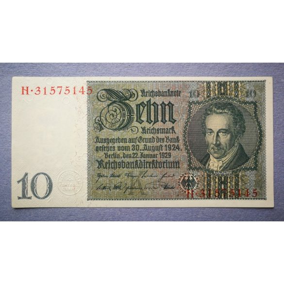 Németország 10 Reichsmark 1929 UNC