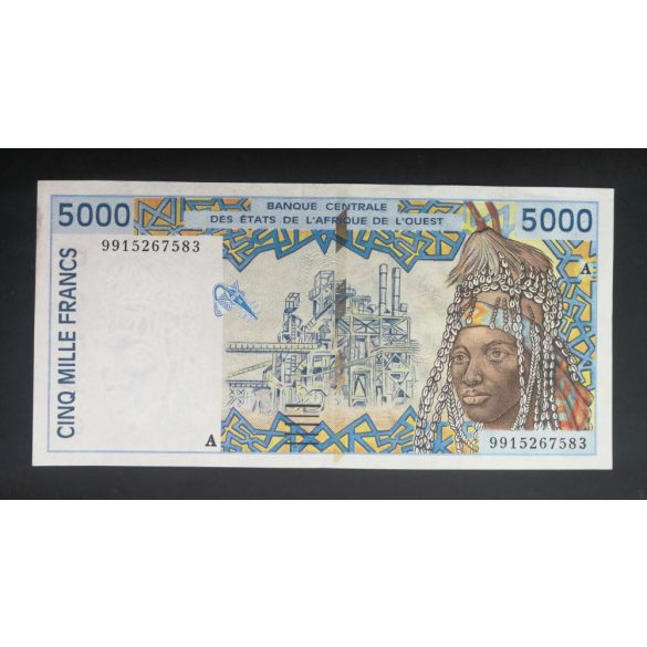 West African States 5000 Francs 1999 XF