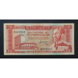 Ethiopia 10 Dollars 1966 F+