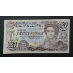 Falkland Islands 20 Pounds 1984 aUNC
