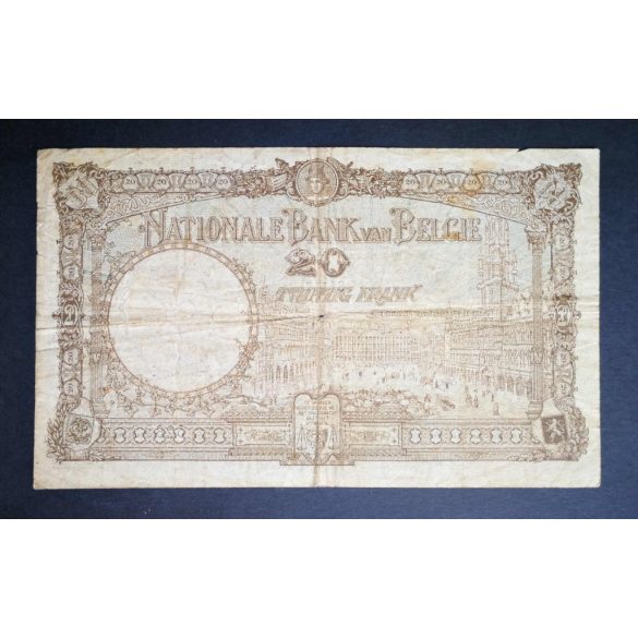 Belgium 20 Francs 1929 VG