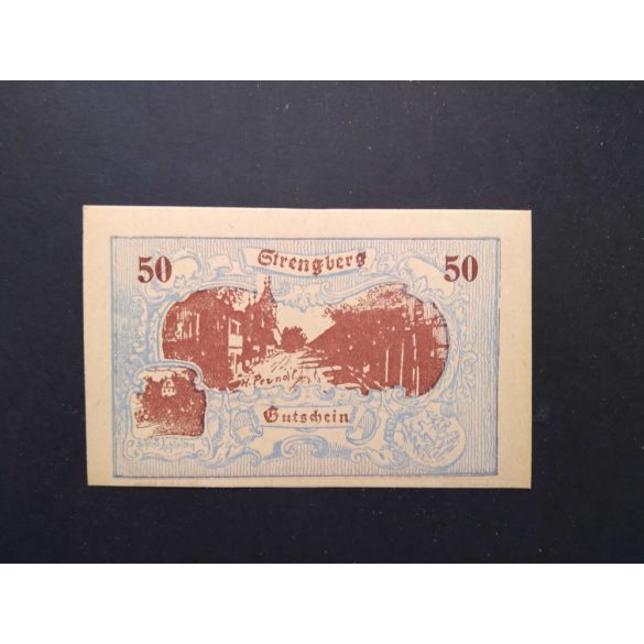 Ausztria 50 Heller 1920 Unc Strengberg