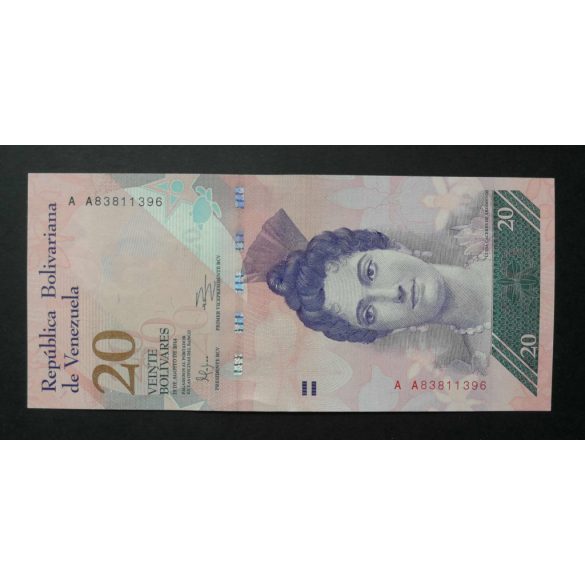 Venezuela 20 Bolivares 2014 UNC