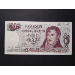 Argentína 10 Pesos 1971 Unc