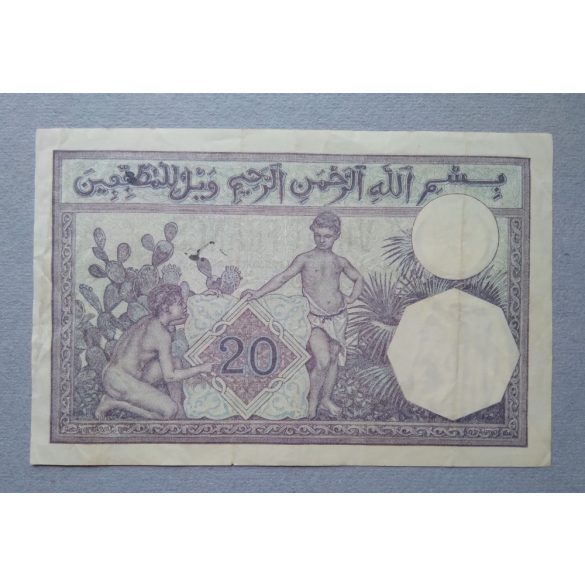 Algéria 20 Francs 1929 VF-