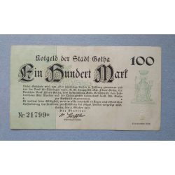 Németország Gotha 100 Márka 1922 VF