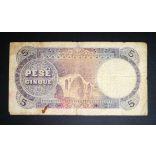 Albania 5 Franka Ari 1926 F