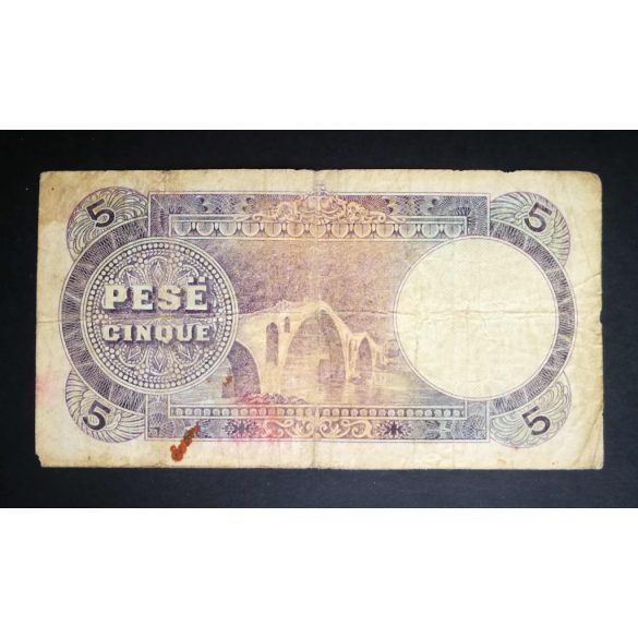 Albania 5 Franka Ari 1926 F